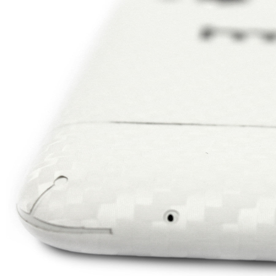 HTC Radar 4G Screen Protector + White Carbon Fiber Skin Protector