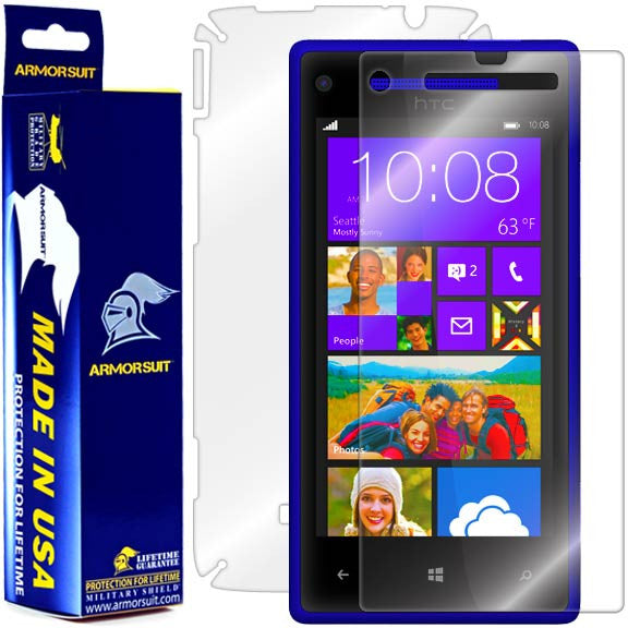 HTC Windows Phone 8X Screen Protector + Full Body Skin Protector