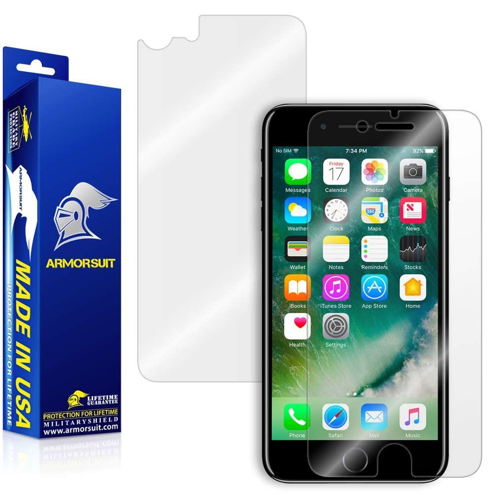 Apple iPhone Screen Protector Back Protector [Case Friendly]