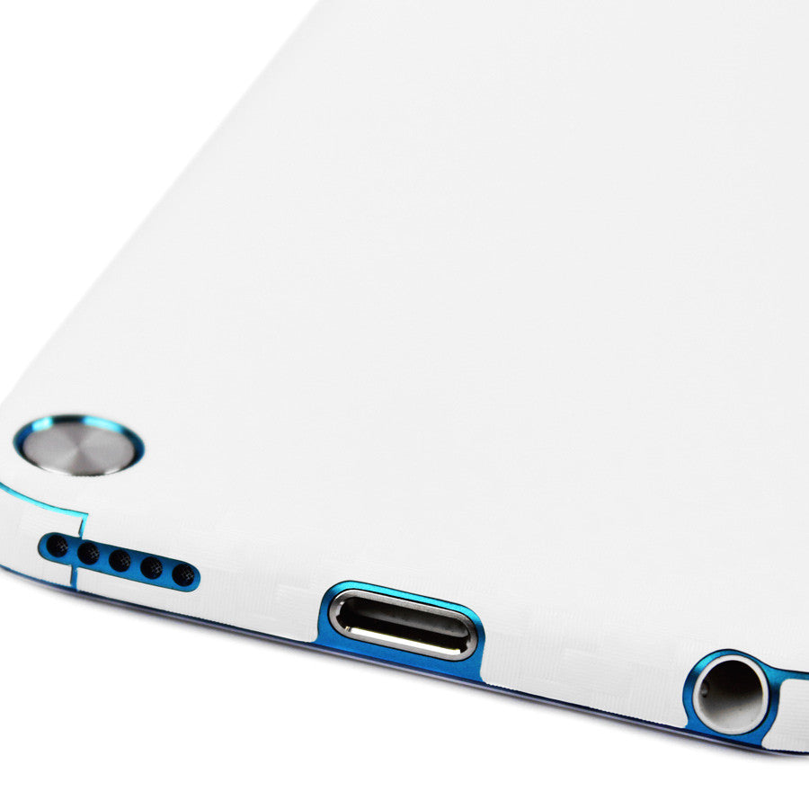 Apple iPod Touch 5G Screen Protector + White Carbon Fiber Skin