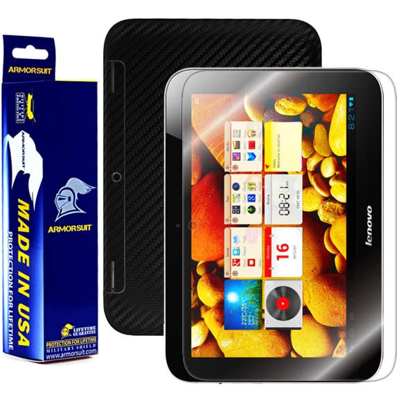 Lenovo ideaPad A2109 Screen Protector + Black Carbon Fiber Film Protector