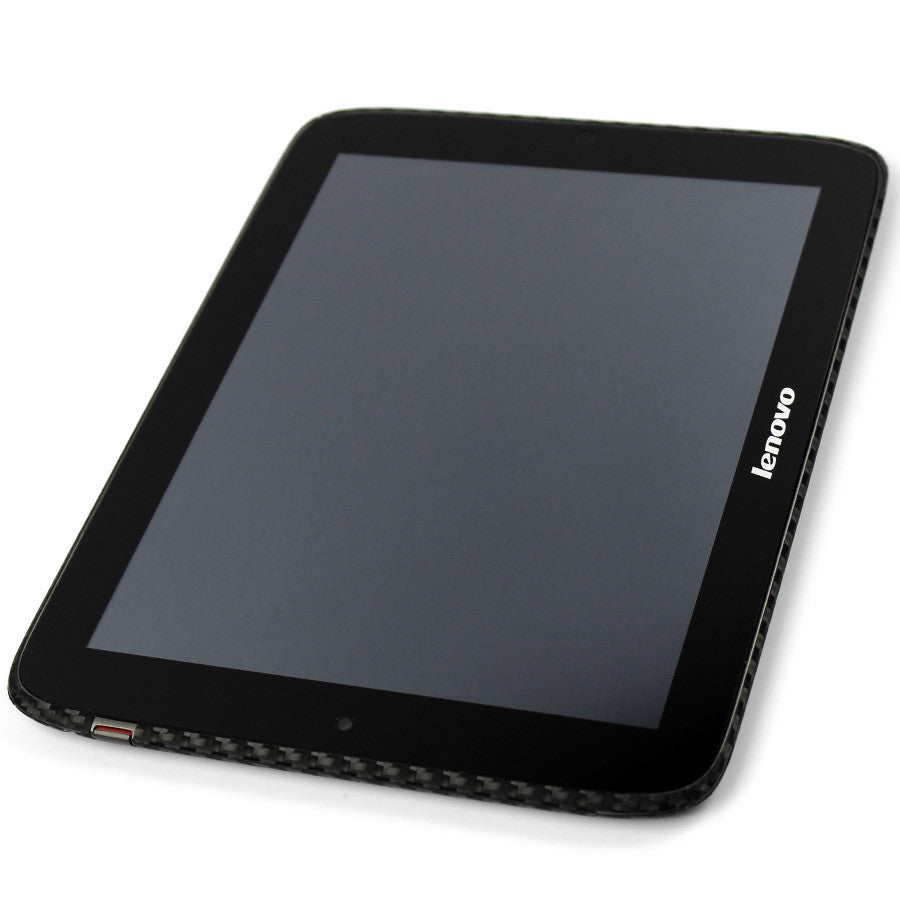 Lenovo IdeaTab S2109 / S2 Screen Protector + Black Carbon Fiber Skin Protector