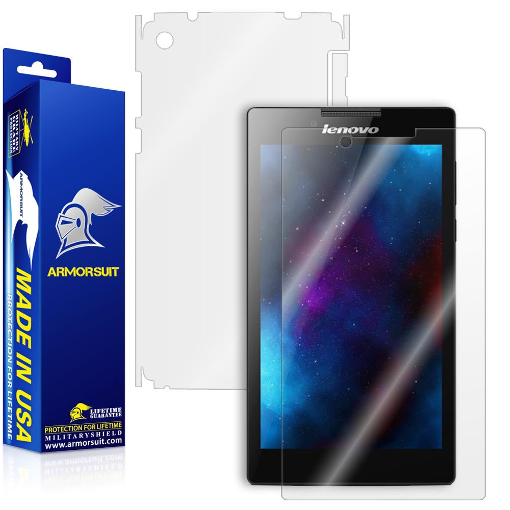 Lenovo Tab 2 A7 Screen Protector + Full Body Skin Protector