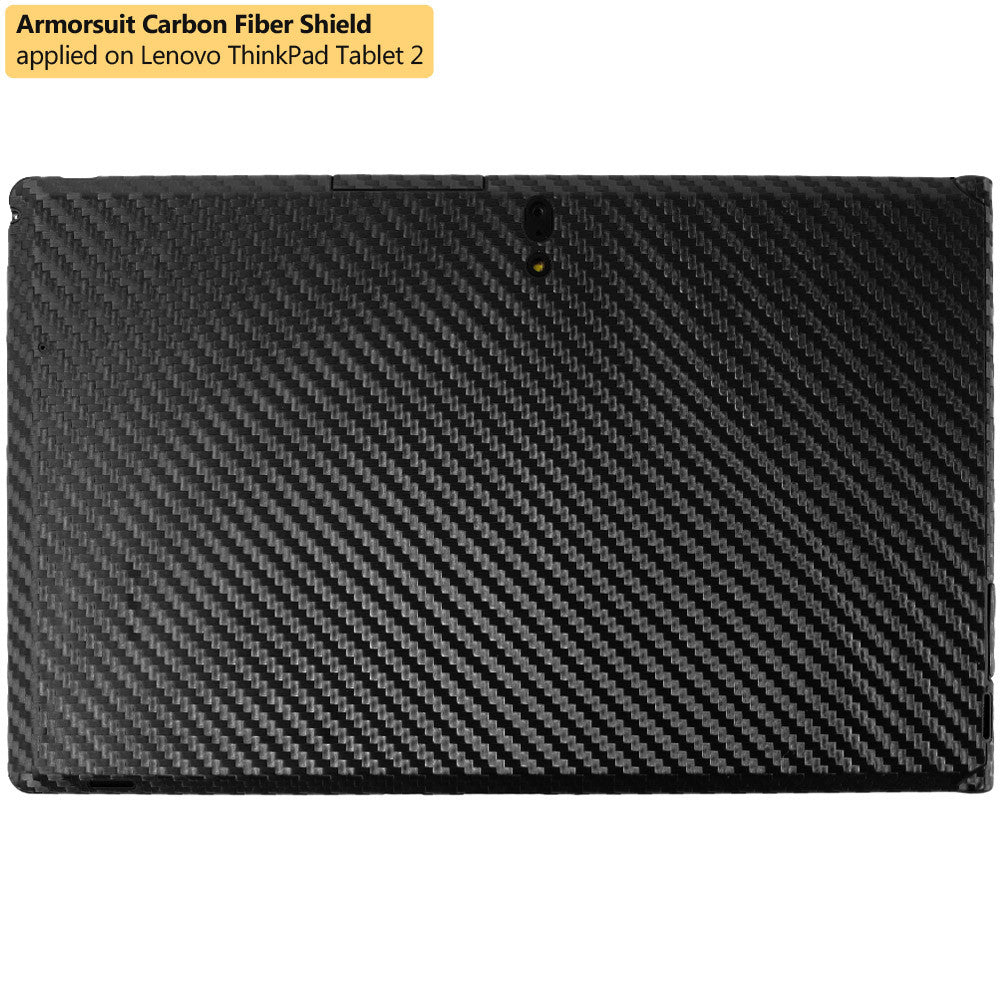 Lenovo Thinkpad 2 Screen Protector + Black Carbon Fiber Film Protector