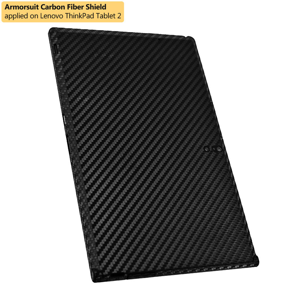 Lenovo Thinkpad 2 Screen Protector + Black Carbon Fiber Film Protector