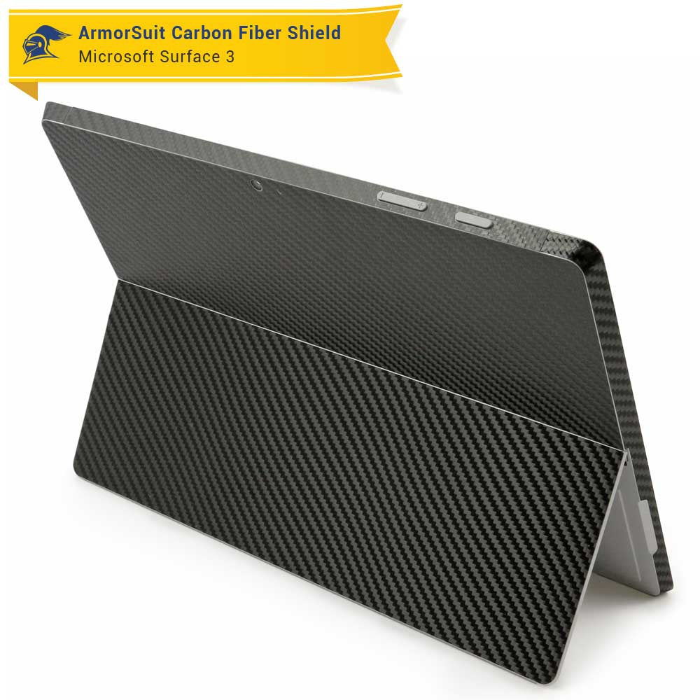 Microsoft Surface 3 Screen Protector + Vinyl Skin Wrap Film
