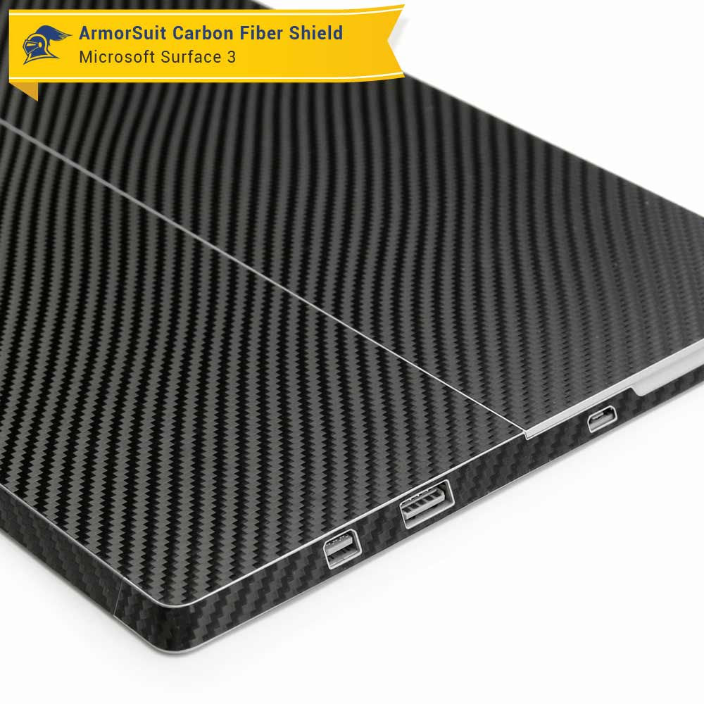 Microsoft Surface 3 Screen Protector + Vinyl Skin Wrap Film