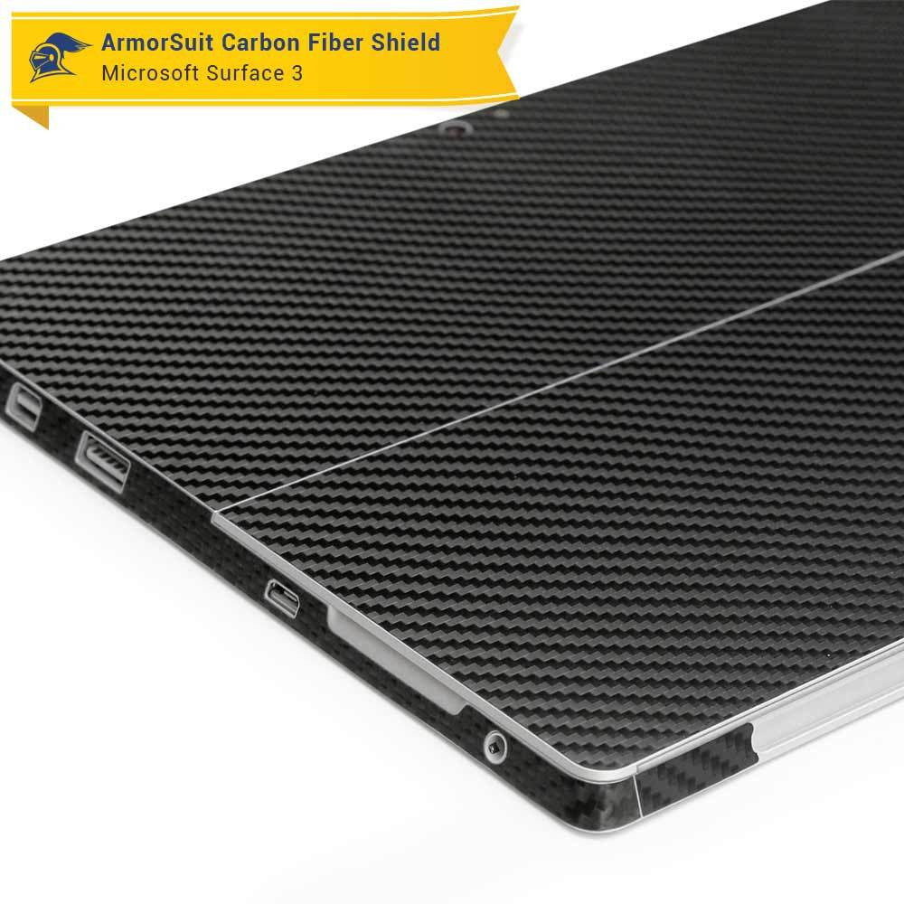 Microsoft Surface 3 Screen Protector + Vinyl Skin Wrap Film