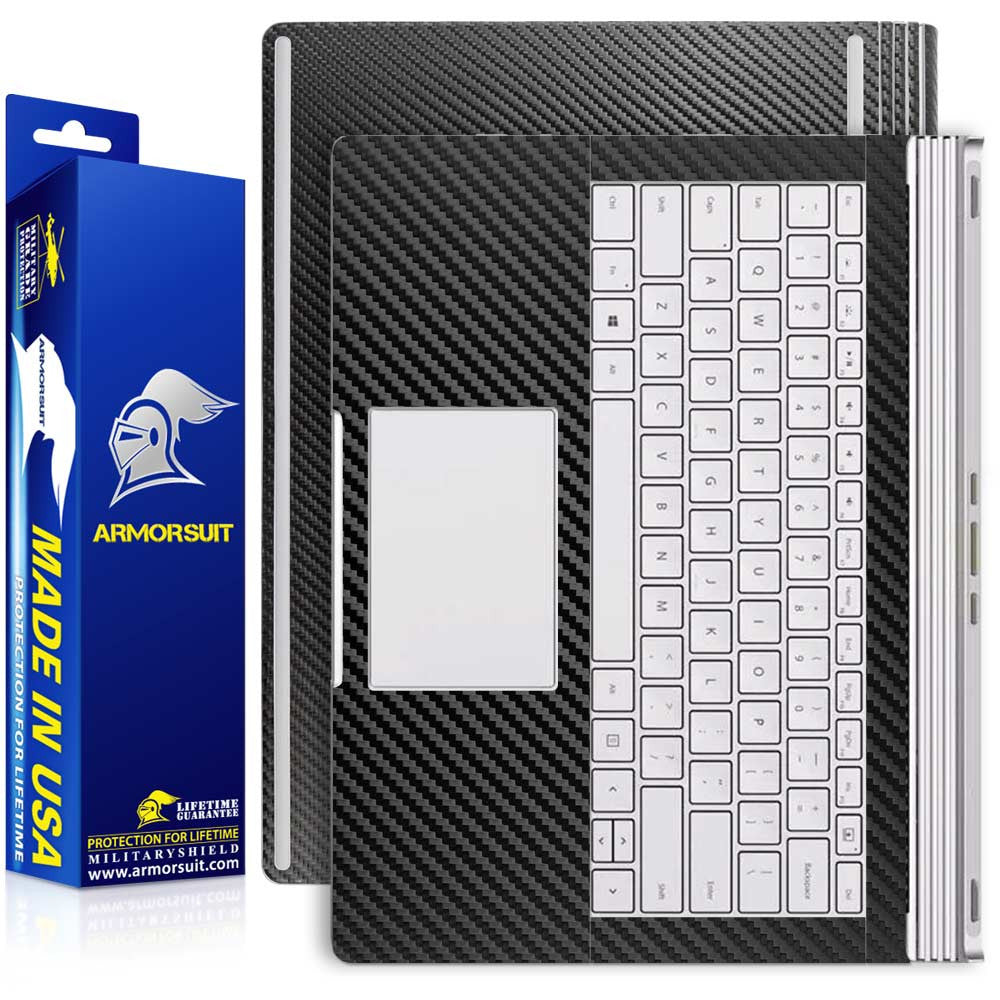 Microsoft Surface Book Screen Protector + Vinyl Skin Wrap Film