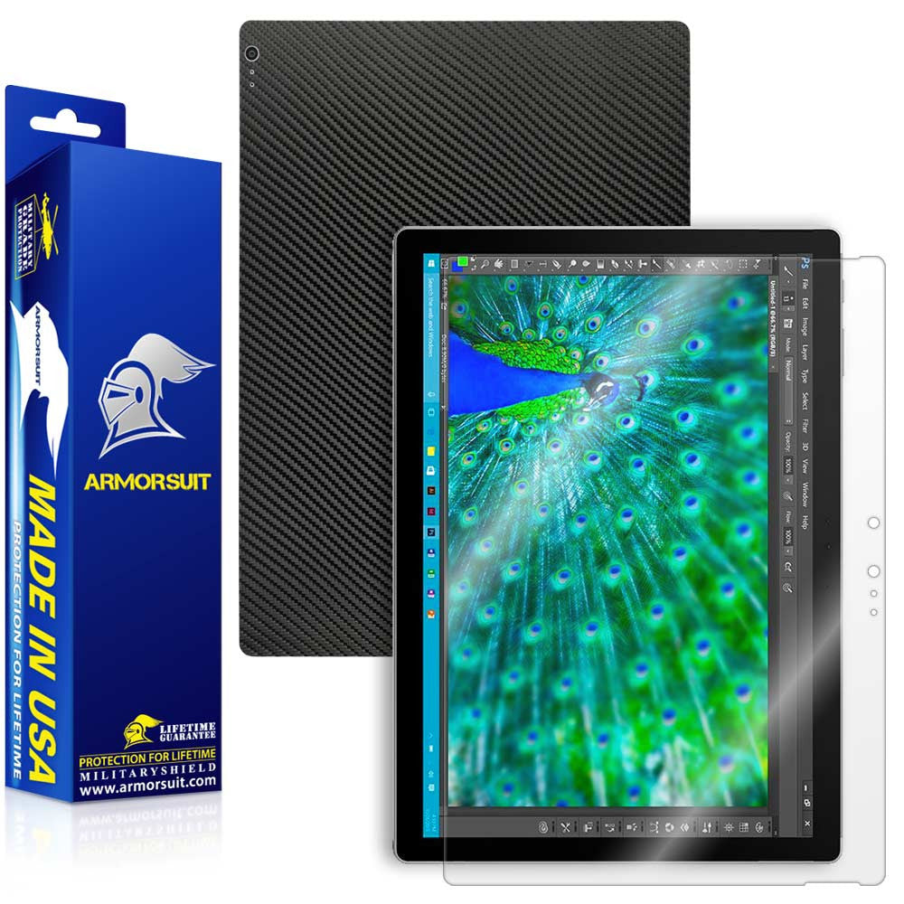 Microsoft Surface Book Screen Protector + Vinyl Skin Wrap Film