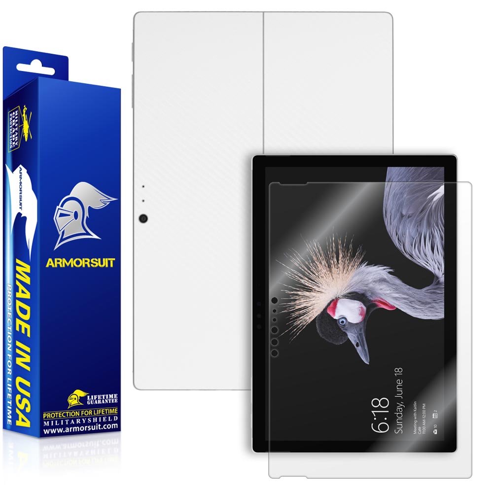 Microsoft Surface Pro (2017) Screen + Vinyl Skin Wrap Film