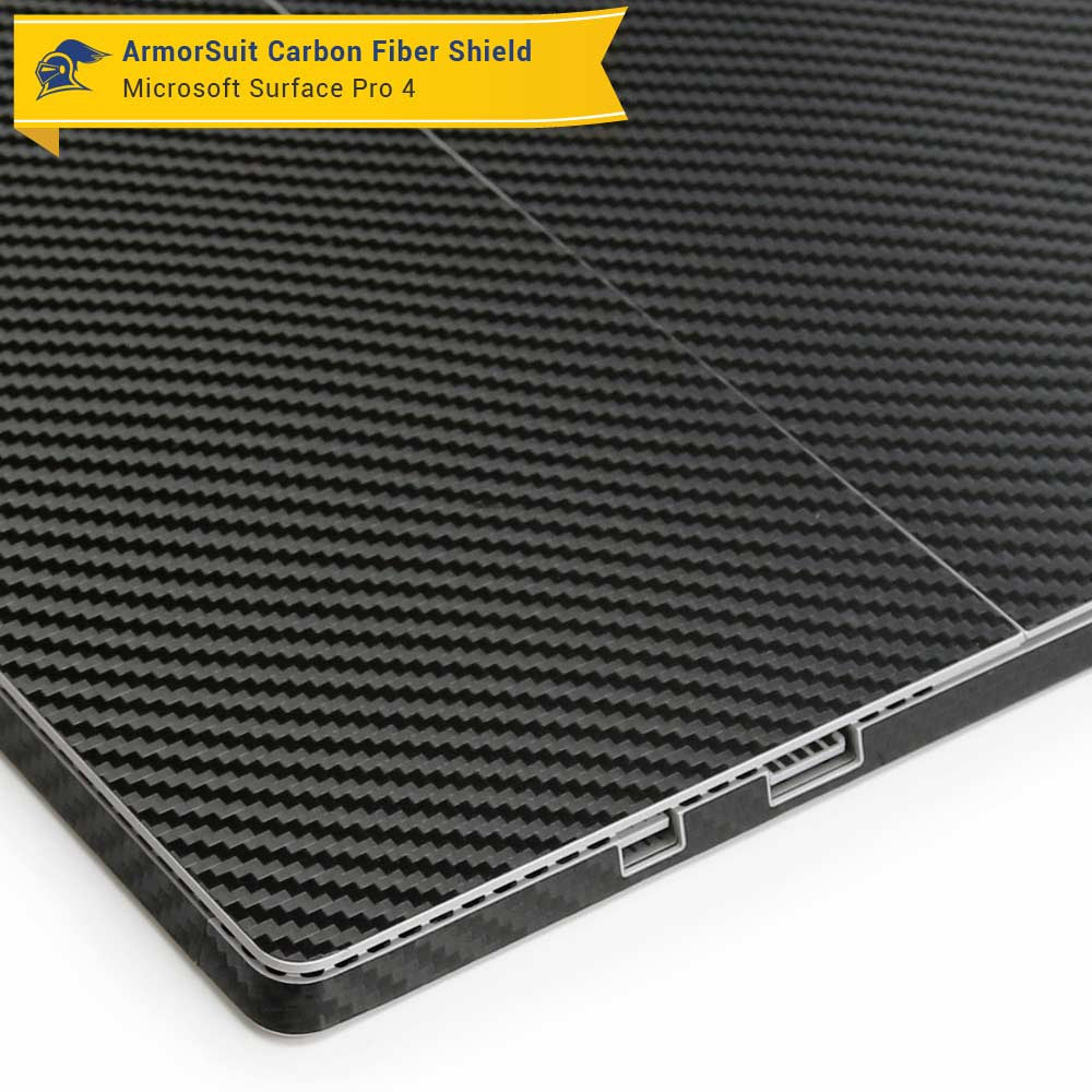 Microsoft Surface Pro 4 Screen Protector + Vinyl Skin Wrap Film