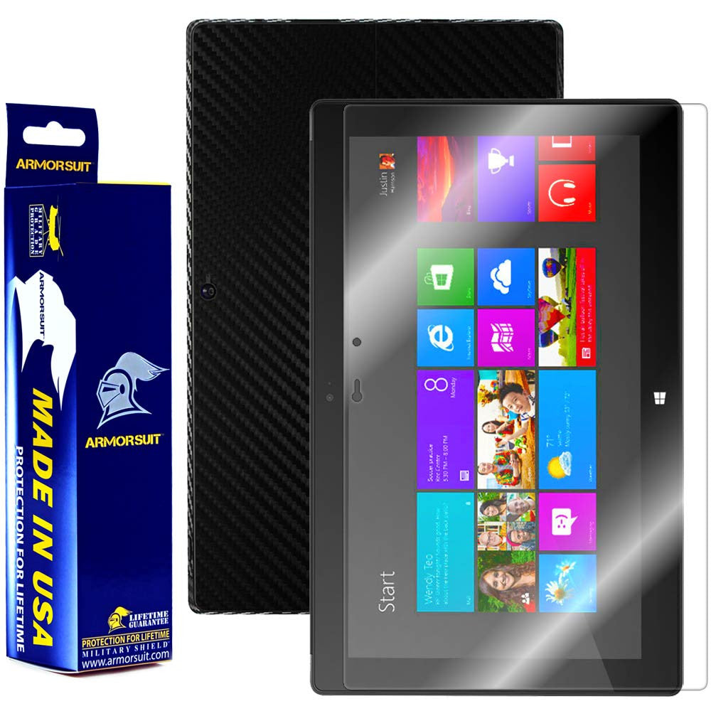 Microsoft Surface Pro 1st Generation (2013) Screen Protector + Vinyl Skin Wrap Film