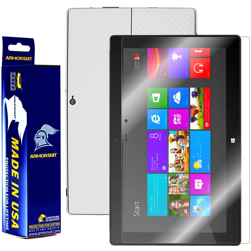 Microsoft Surface Pro 1st Generation (2013) Screen Protector + Vinyl Skin Wrap Film