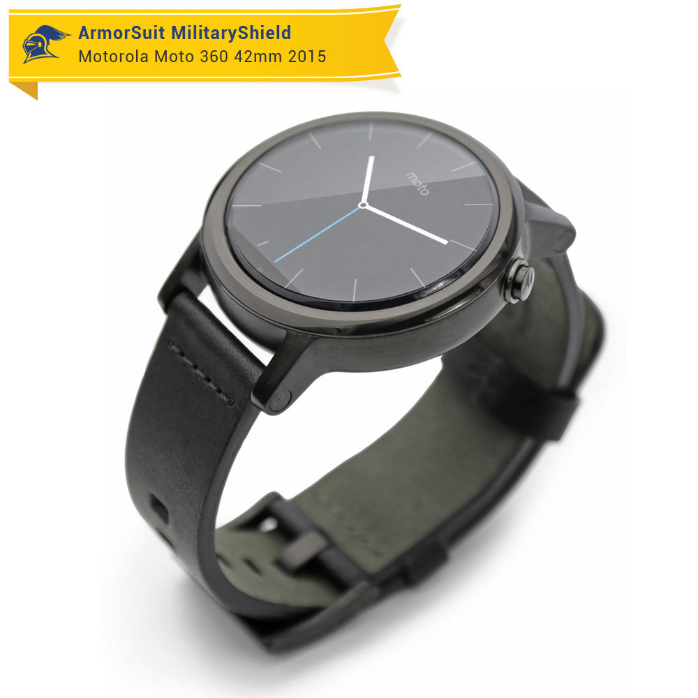 Motorola Moto 360 42mm 2nd Generation 2015 Matte (Anti-Glare) Screen Protector (2-pack)
