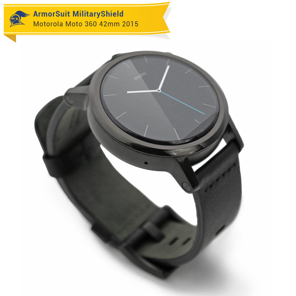 Motorola Moto 360 42mm 2nd Generation 2015 Matte (Anti-Glare) Screen Protector (2-pack)