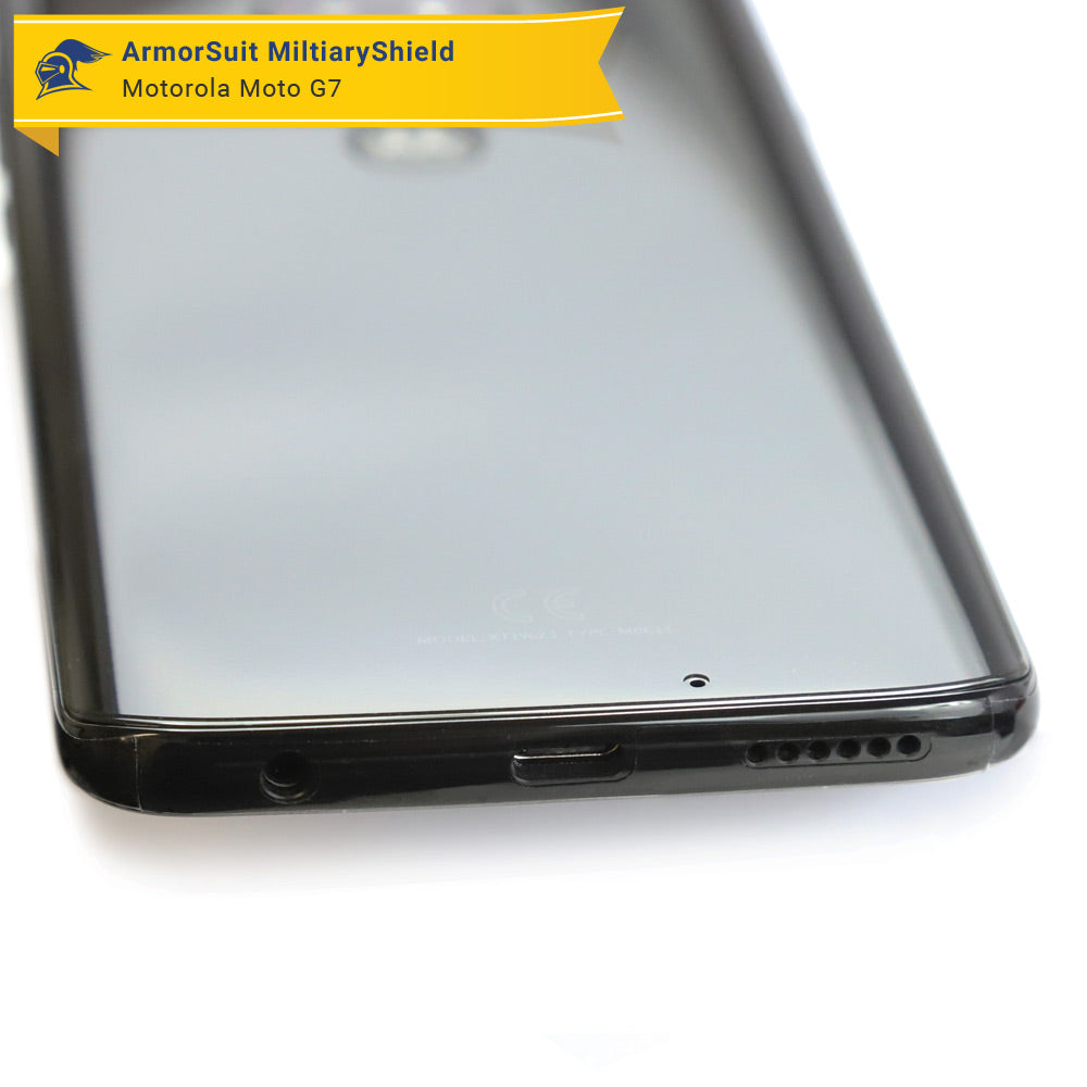 Motorola Moto G7 Screen Protector + Full Body Skin Protector