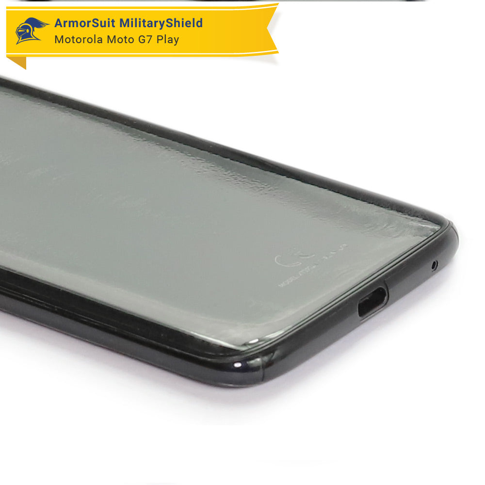 Motorola Moto G7 Play Screen Protector + Full Body Skin Protector