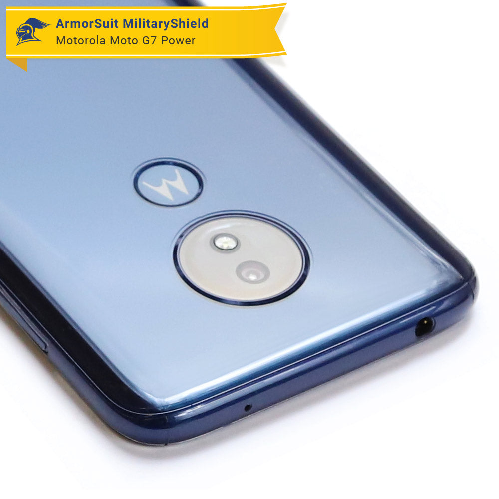 Motorola Moto G7 Power Screen Protector + Full Body Skin Protector