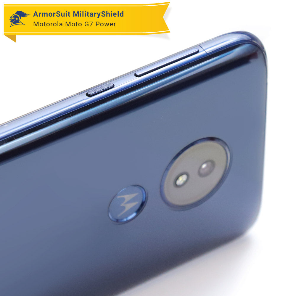 Motorola Moto G7 Power Screen Protector + Full Body Skin Protector