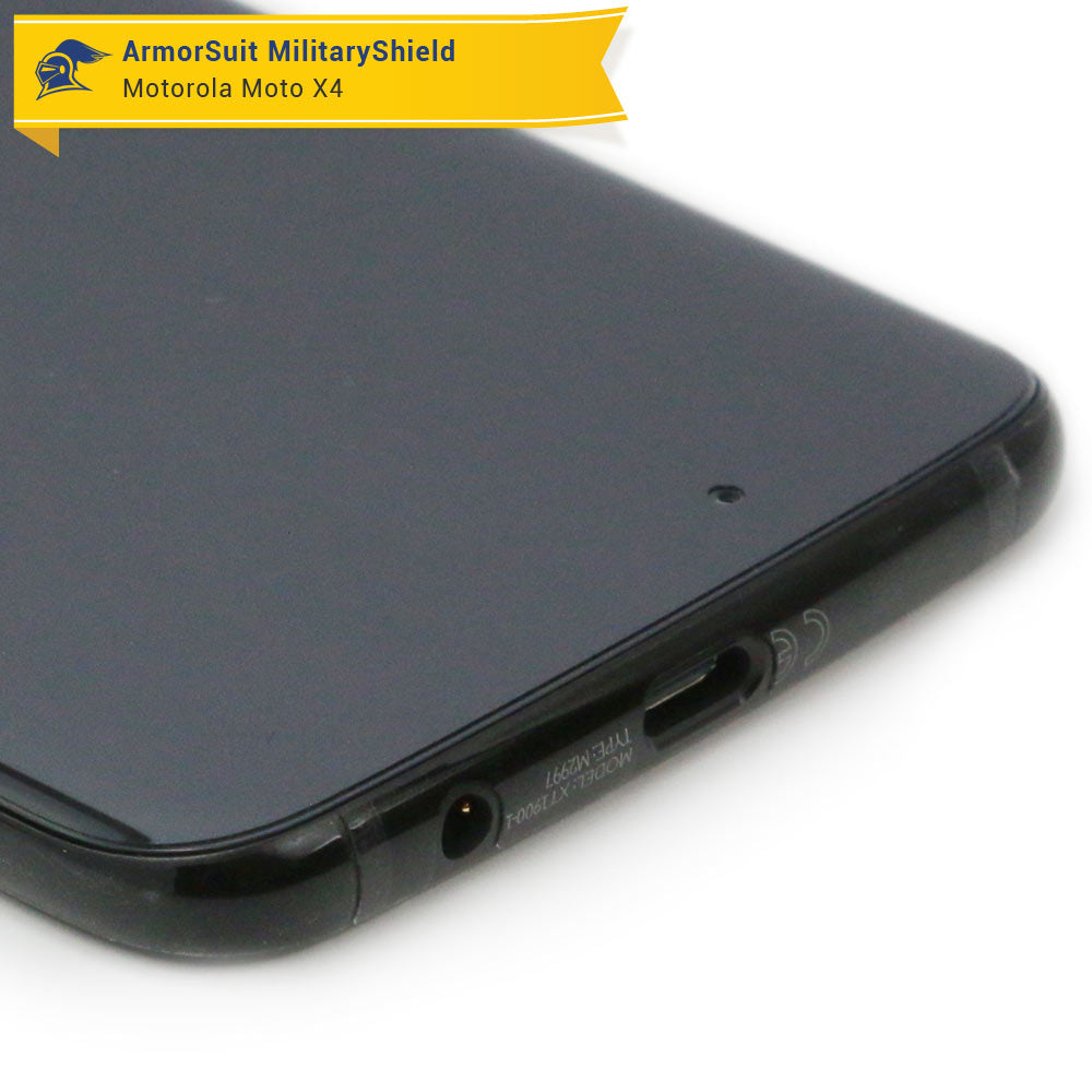 Motorola Moto X4 Screen Protector + Full Body Skin Protector