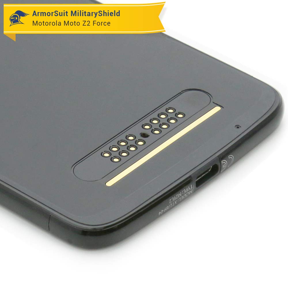 Motorola Moto Z2 Force Screen Protector + Full Body Skin Protector