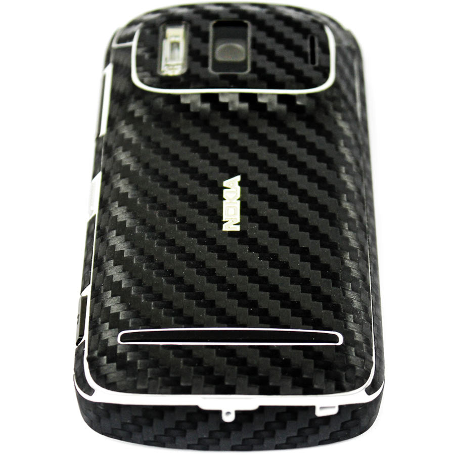Nokia 808 PureView Screen Protector + Black Carbon Fiber Film Protector