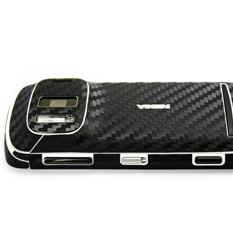 Nokia 808 PureView Screen Protector + Black Carbon Fiber Film Protector