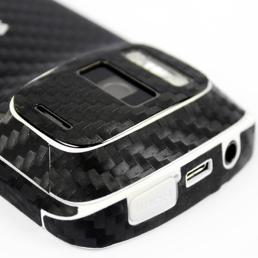 Nokia 808 PureView Screen Protector + Black Carbon Fiber Film Protector