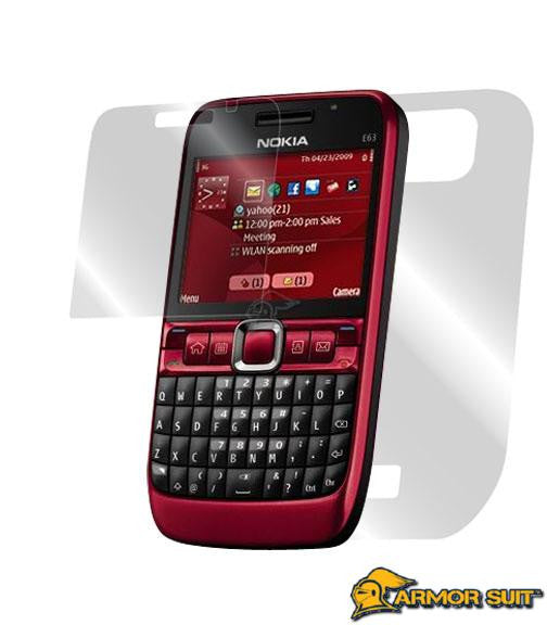 Nokia E63 Easy Installation Skin Protector