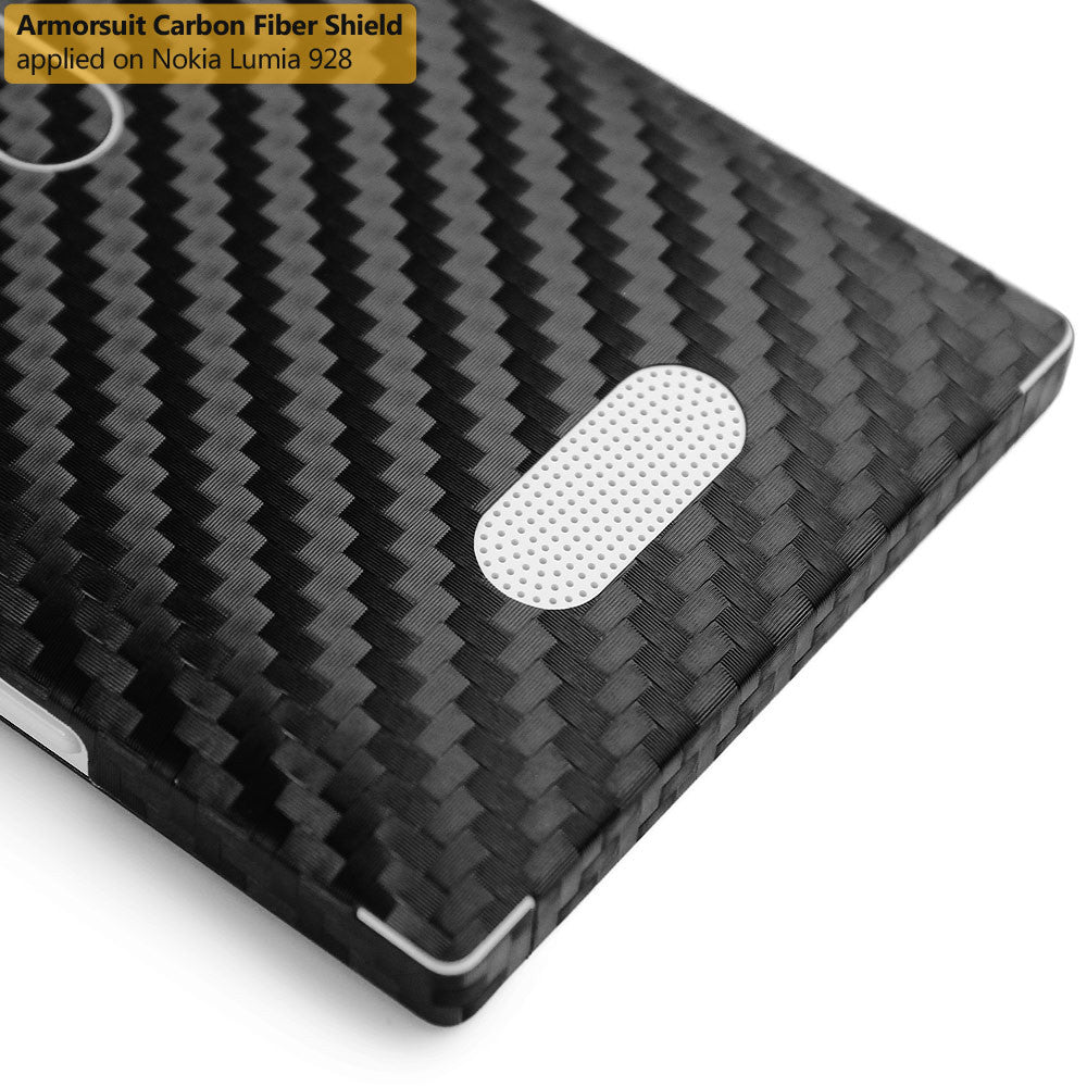 Nokia Lumia 928 Screen Protector + Black Carbon Fiber Film Protector