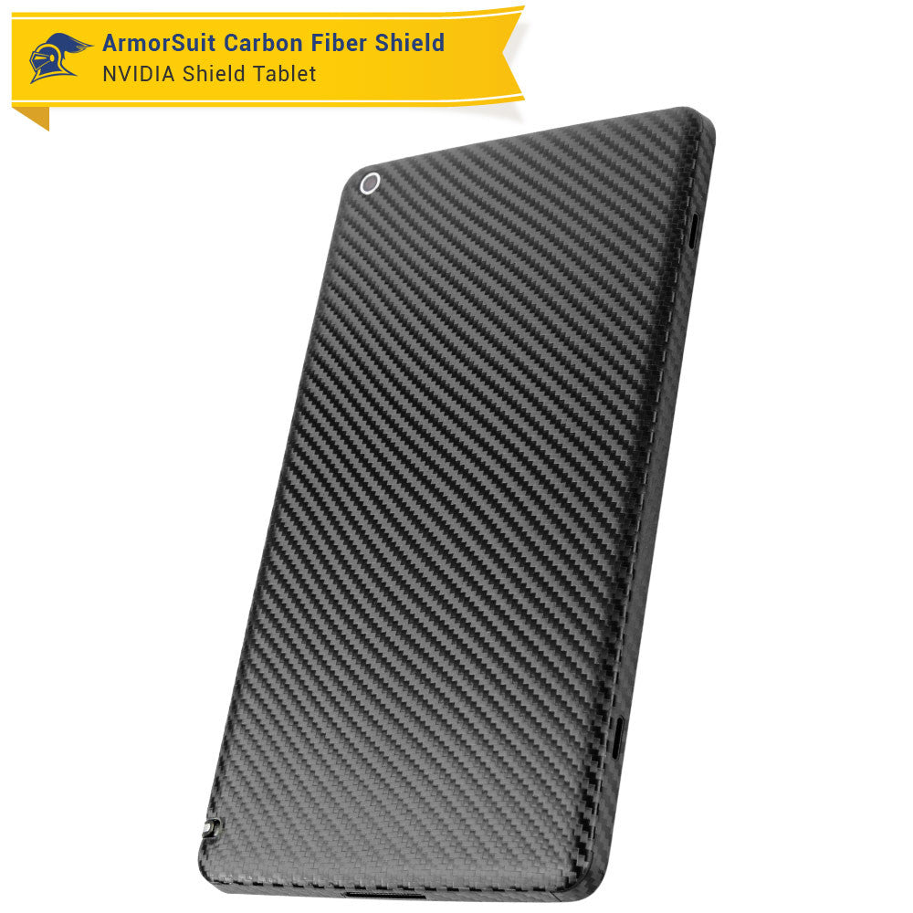NVIDIA SHIELD Screen Protector + Black Carbon Fiber Skin