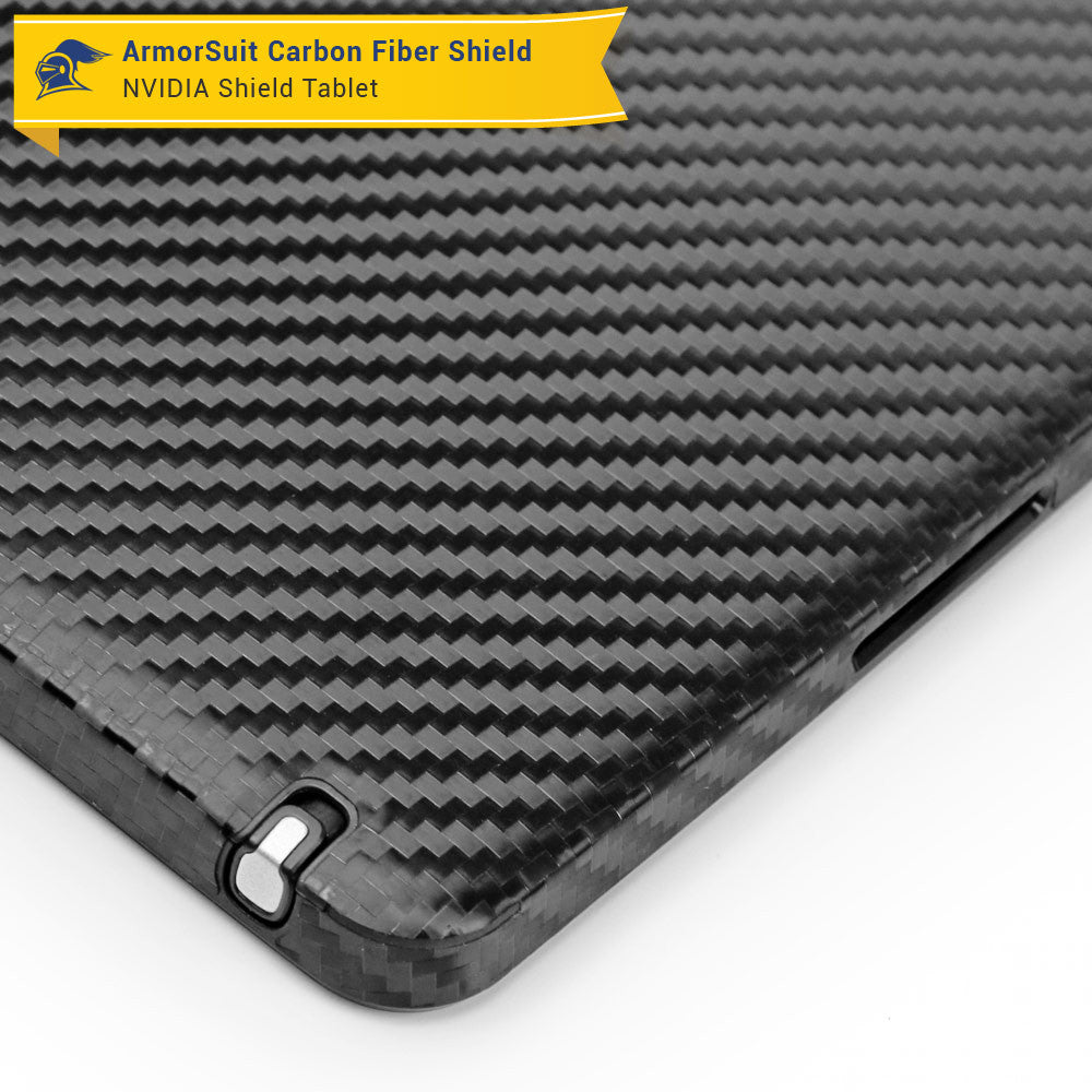 NVIDIA SHIELD Screen Protector + Black Carbon Fiber Skin