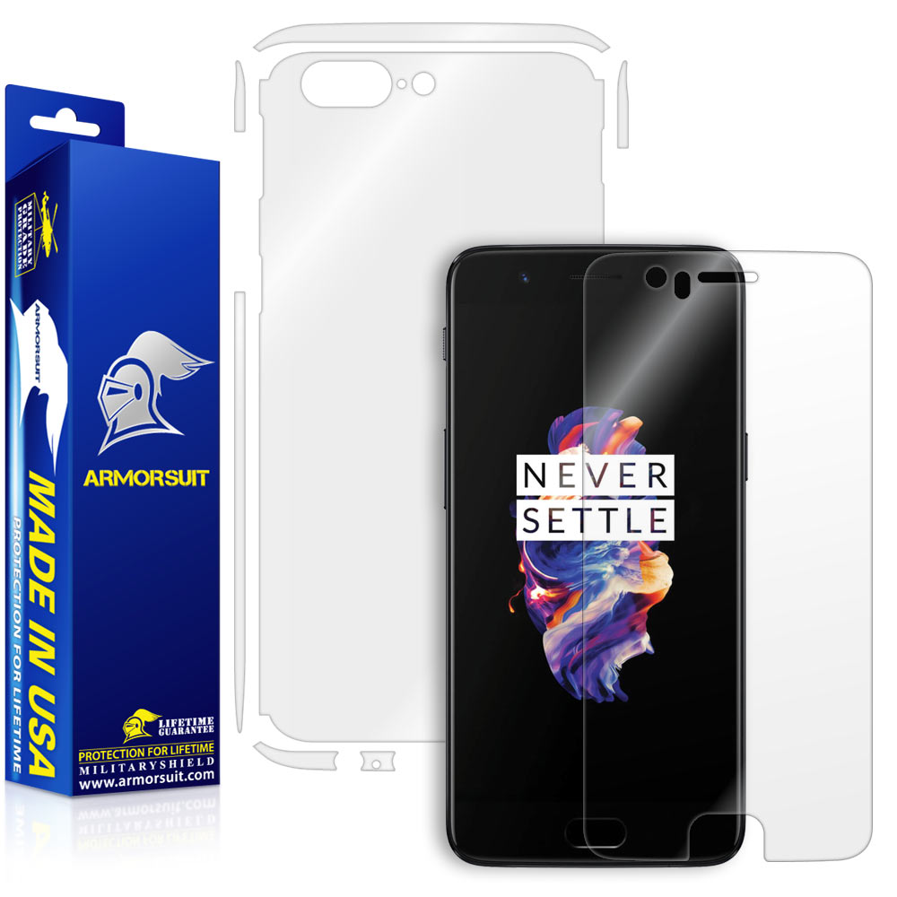 OnePlus 5 Screen + Full Body Skin Protector