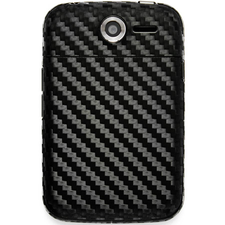 Pantech Renue Screen Protector + Black Carbon Fiber Skin Protector