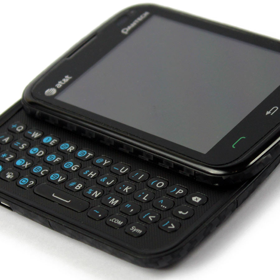 Pantech Renue Screen Protector + Black Carbon Fiber Skin Protector