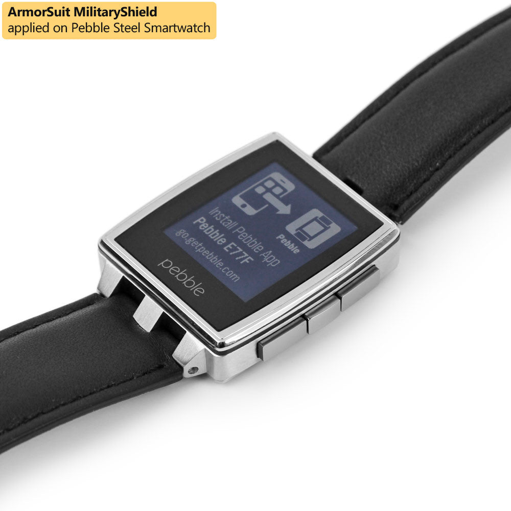 Pebble Steel Smartwatch Screen Protector (2-pack)