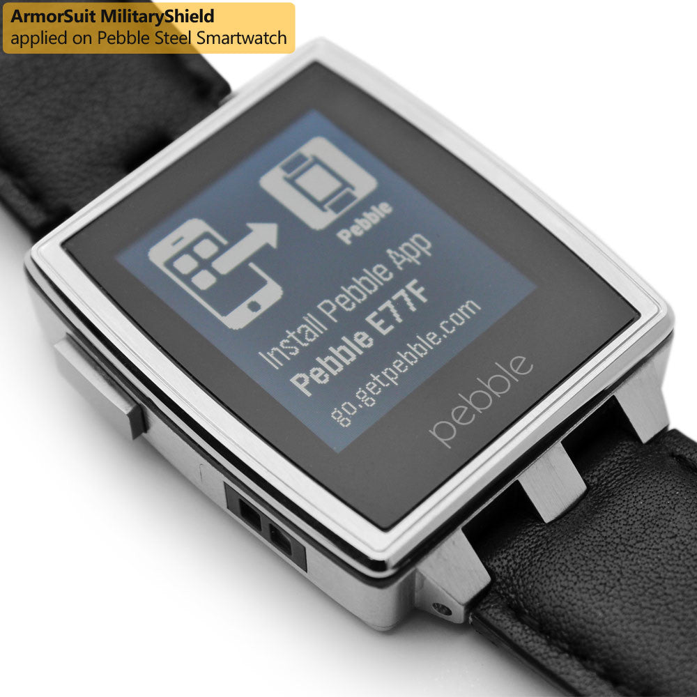 Pebble Steel Smartwatch Screen Protector (2-pack)