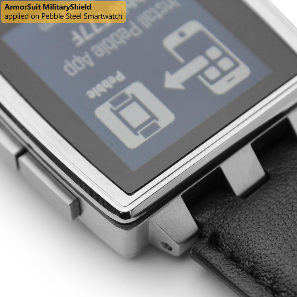 Pebble Steel Smartwatch Screen Protector (2-pack)