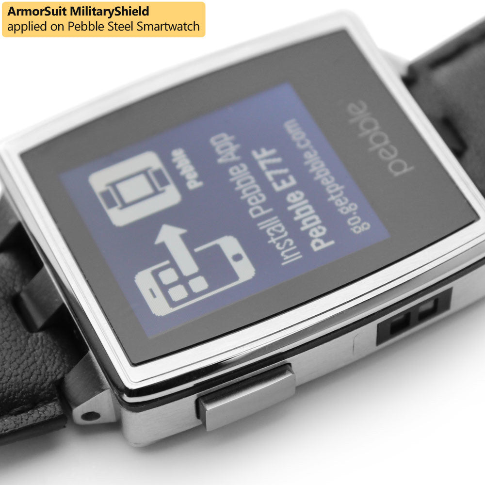 Pebble Steel Smartwatch Screen Protector (2-pack)