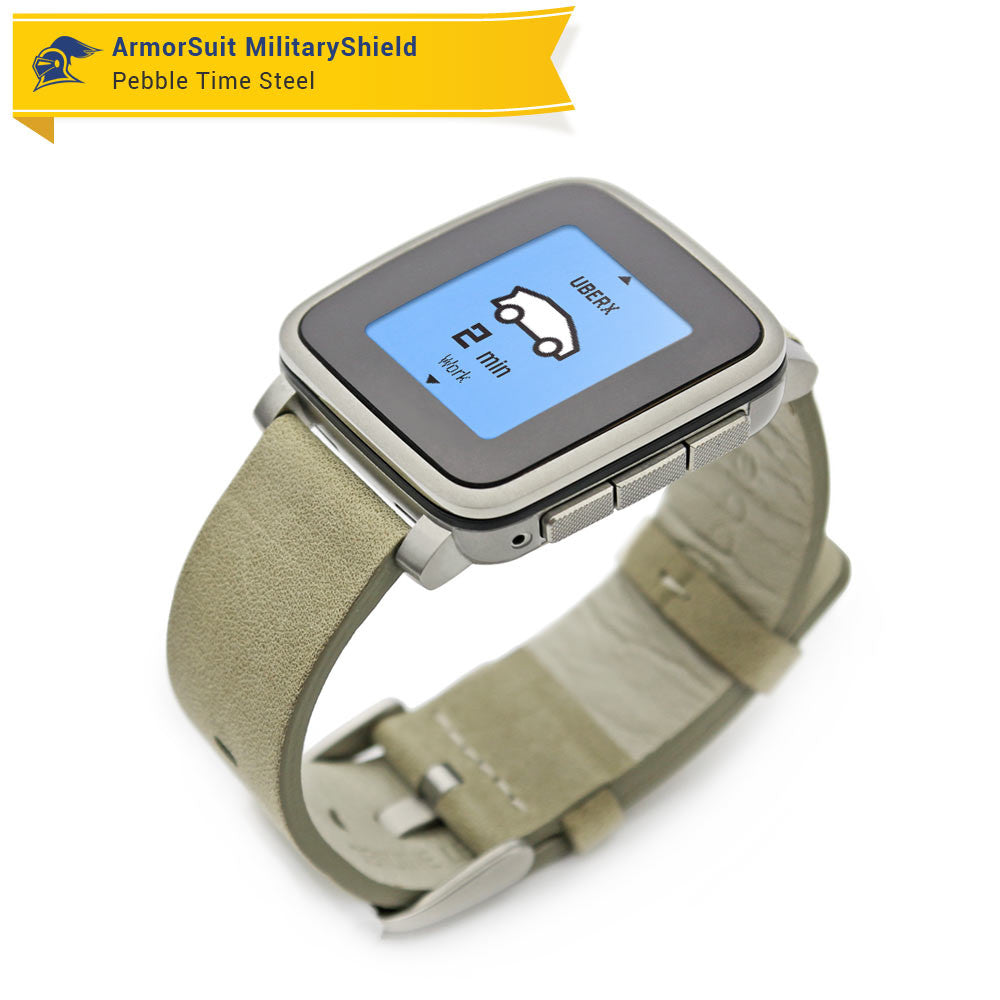 Pebble Time Steel Full Body Skin Protector