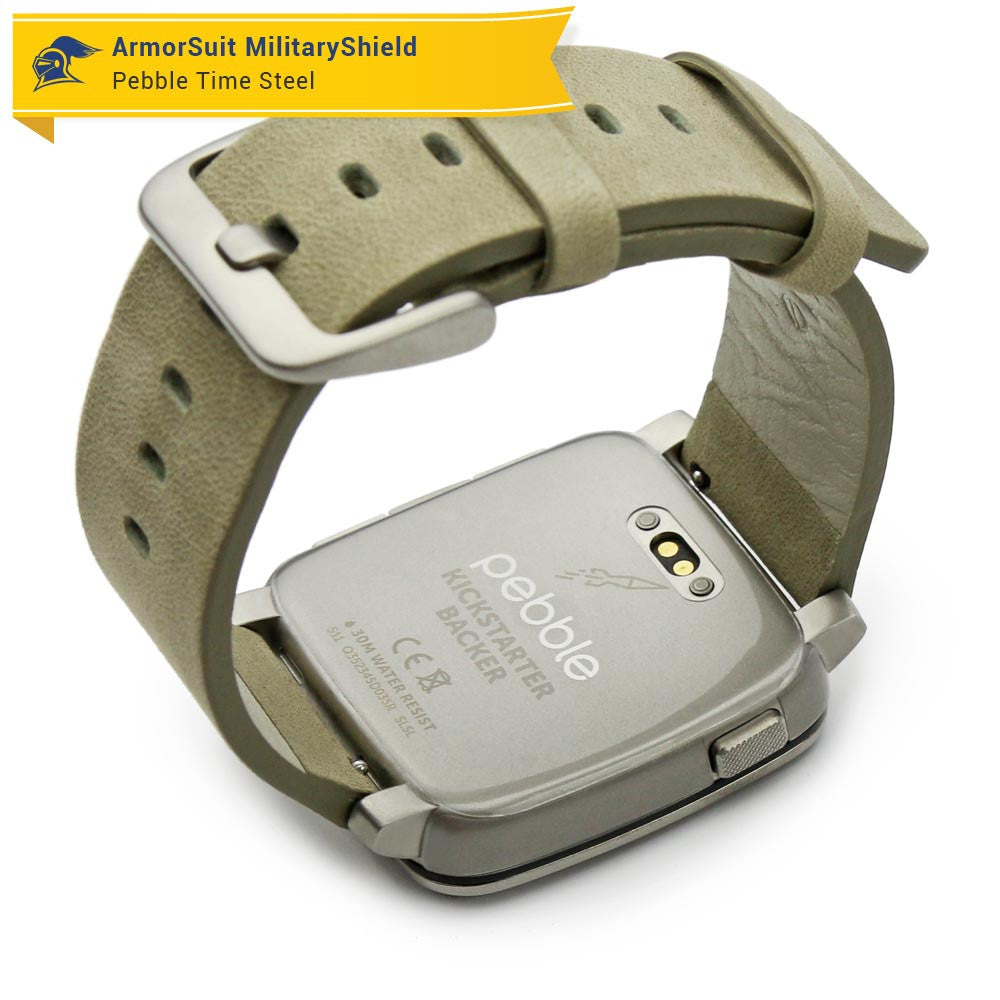 Pebble Time Steel Full Body Skin Protector