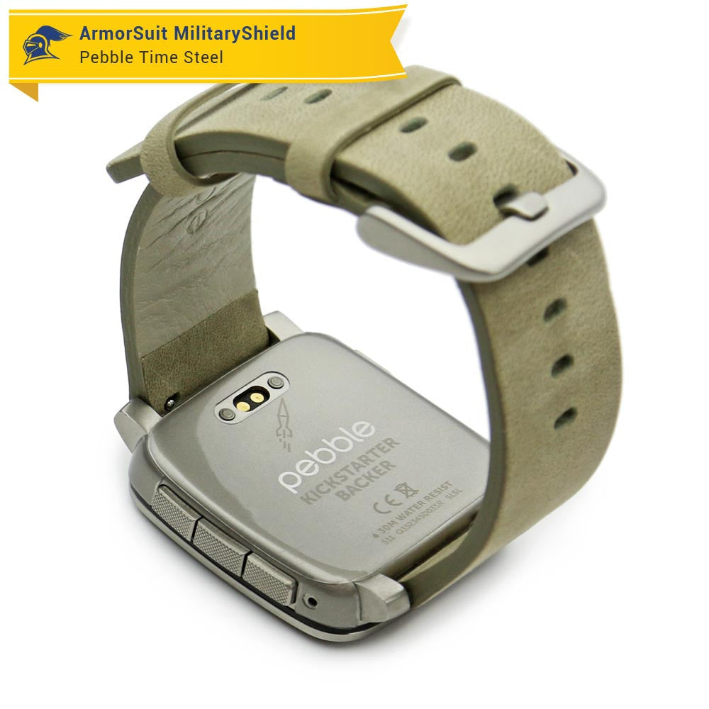 Pebble Time Steel Full Body Skin Protector