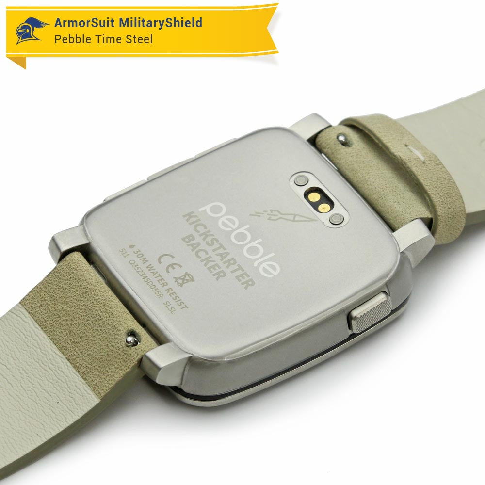 Pebble Time Steel Full Body Skin Protector