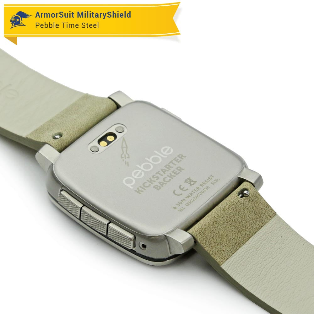 Pebble Time Steel Full Body Skin Protector