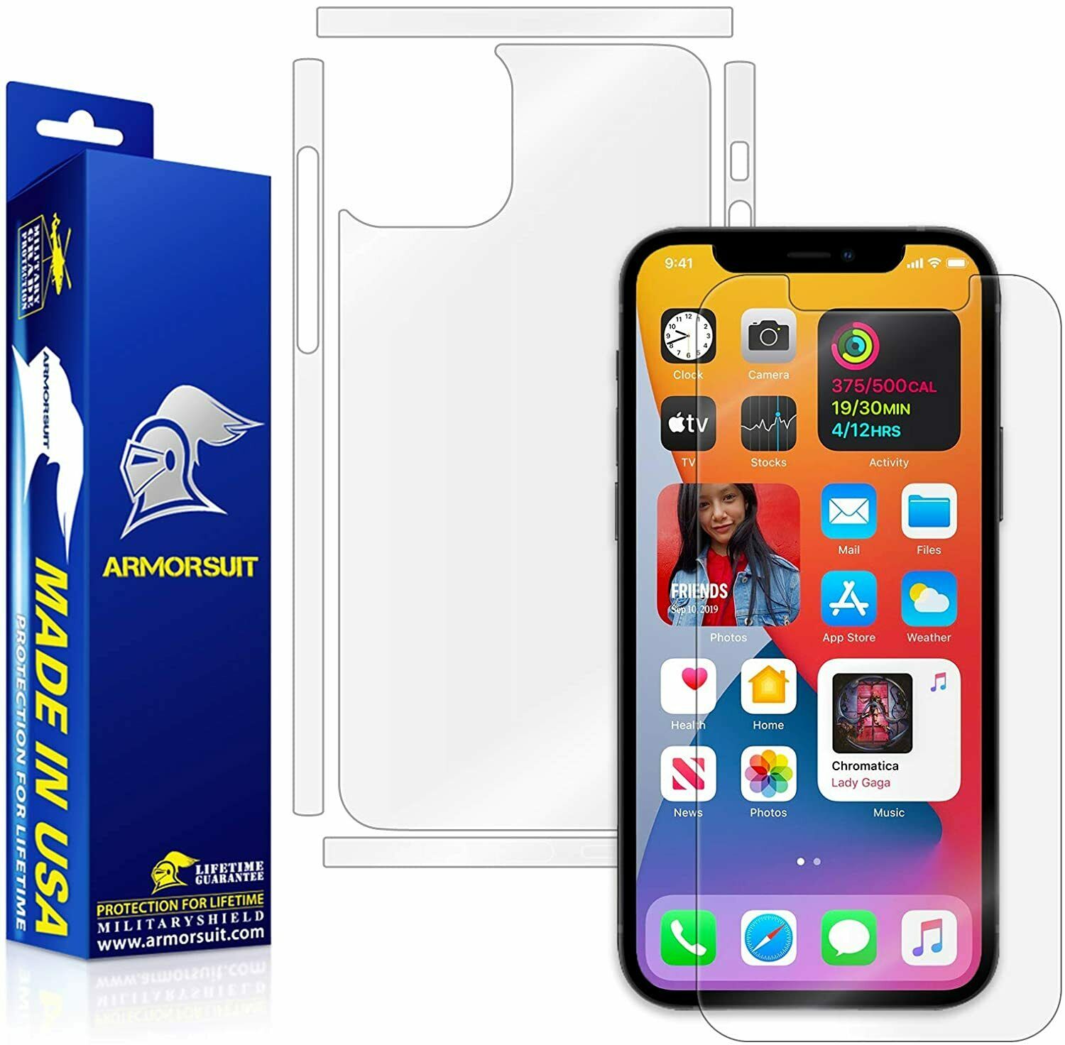 iPhone 12 Pro Max (6.7) Screen Protector + Full Body Skin