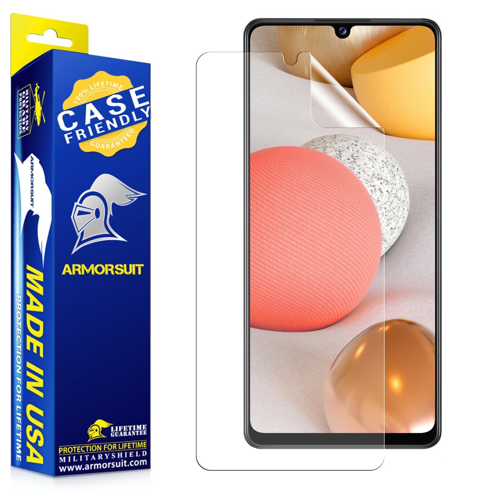 Phone Case Screen Protector Samsung A42 2-Pack] Samsung Galaxy A42