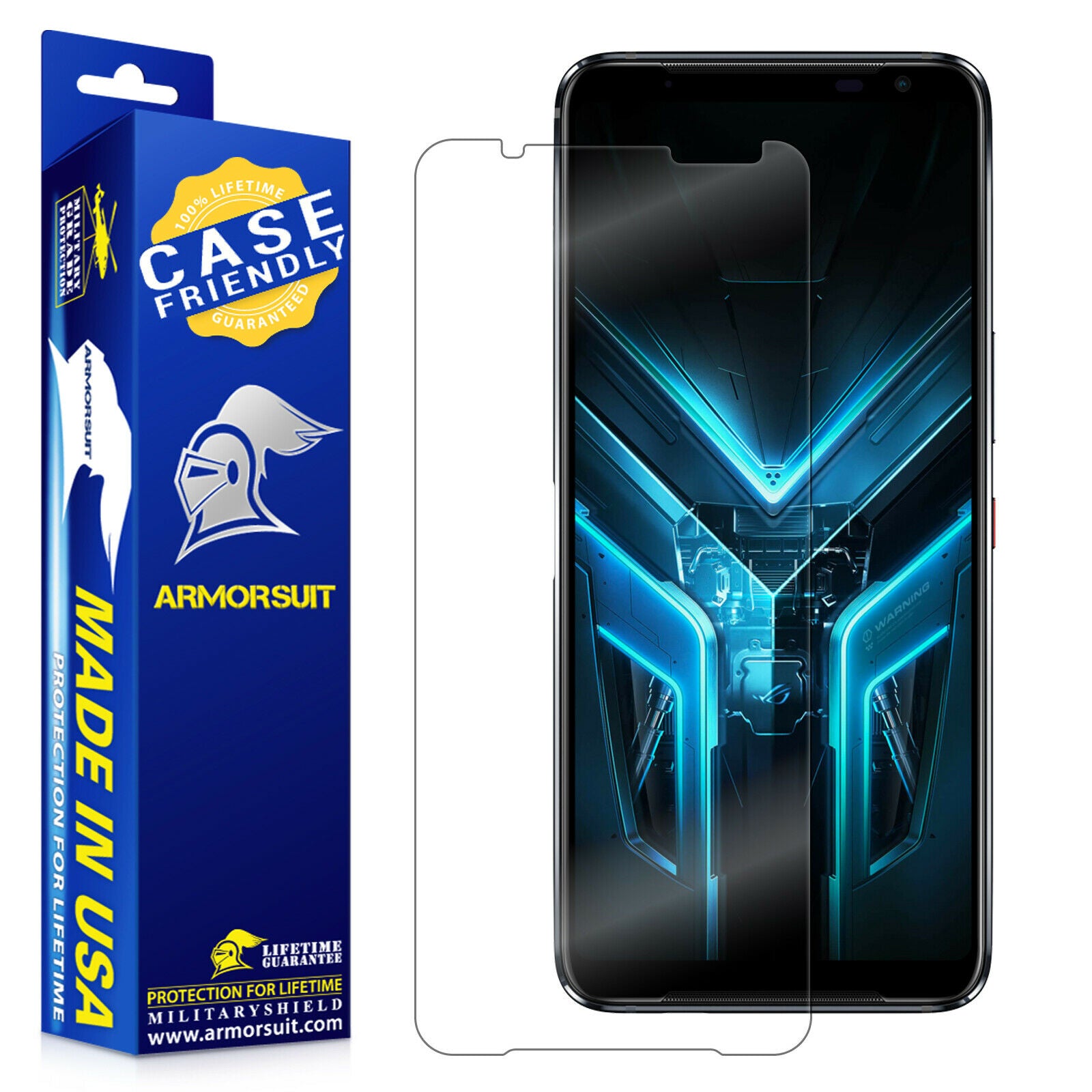 Pack] Asus ROG-3 Phone Screen Protector Case-Friendly