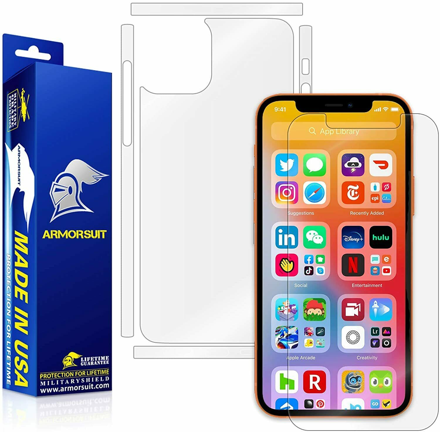 iPhone 12 Mini (5.4) Screen Protector + Full Body Skin