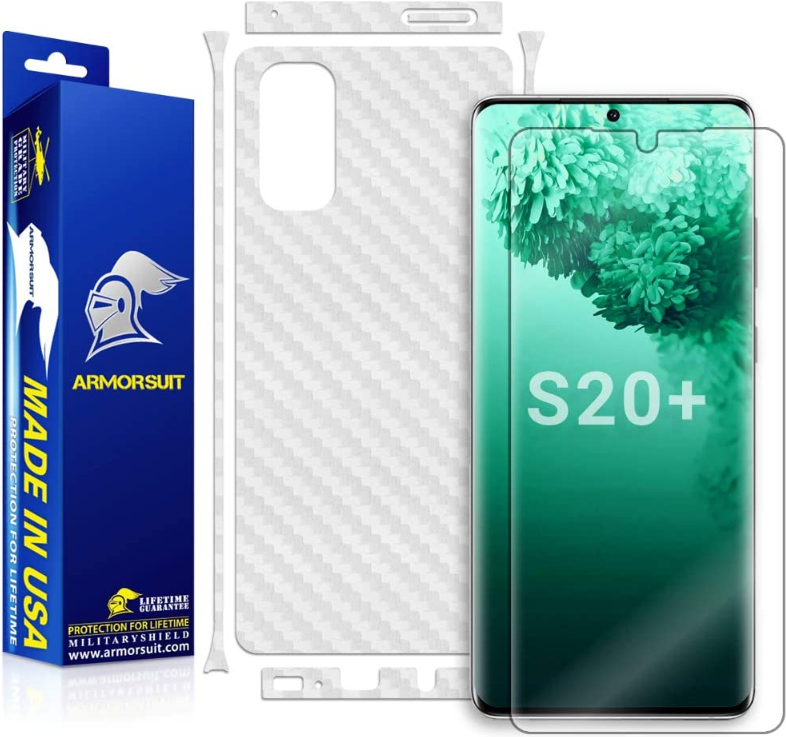 Samsung Galaxy S20 Plus Carbon Fiber Skin Screen Protector